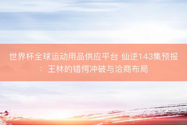 世界杯全球運動用品供應平臺 仙逆143集預報：王林的錯愕沖破